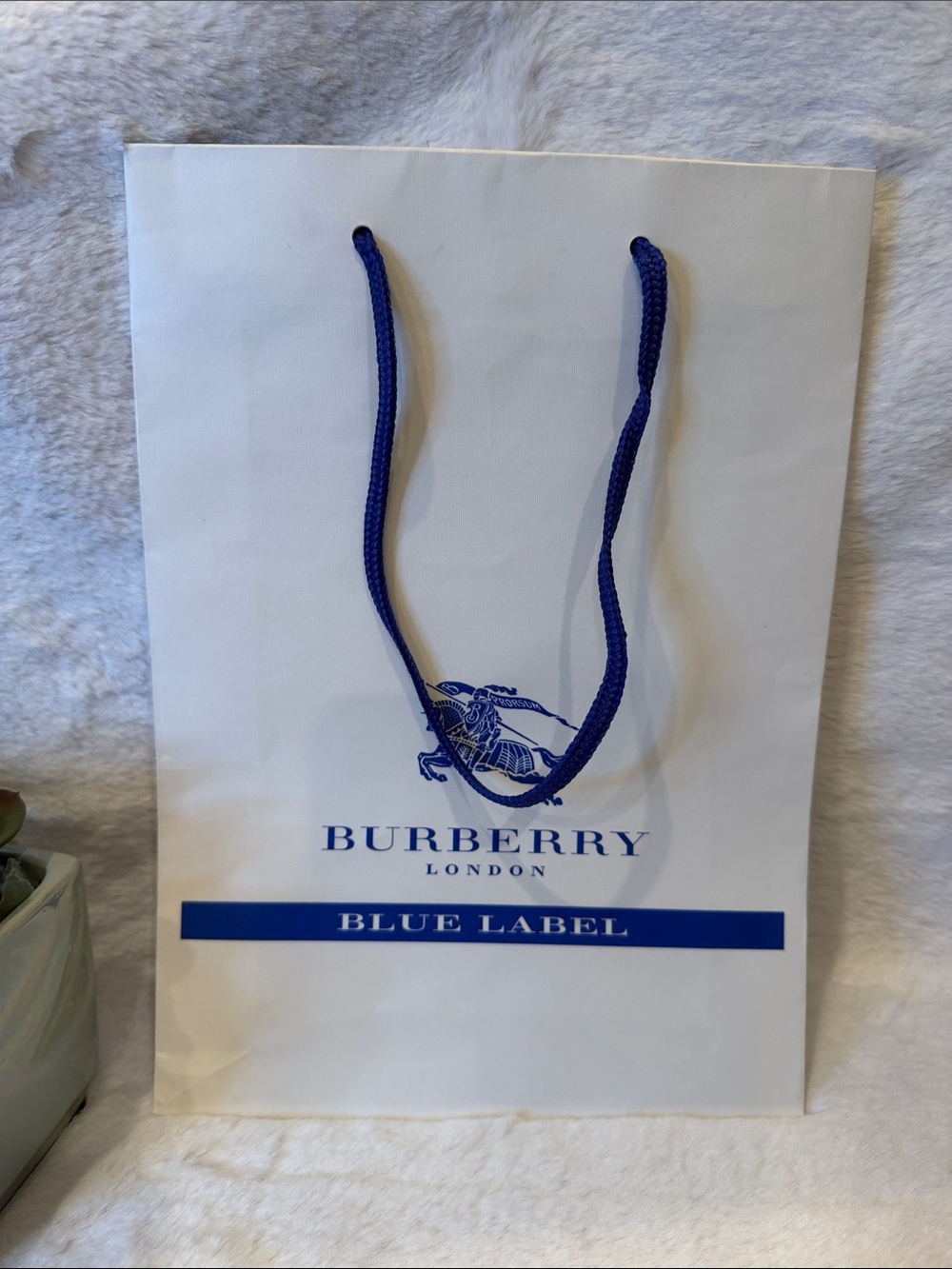 Burberry London Blue Label Shopping Bag